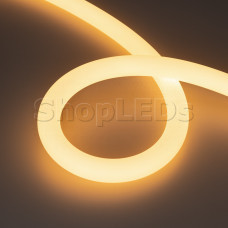 Лента герметичная MOONLIGHT-TOP-A336-D25mm 24V Warm2700 360deg (14.4 W/m, IP65, 2835, 5m, wire x1) (Arlight, Прямой вывод кабеля)