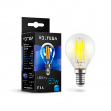 Лампа Voltega Crystal SLVG10-G1E14cold6W-F