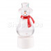 Фигура светодиодная на подставке "Снеговик с шарфом", RGB, SL501-046